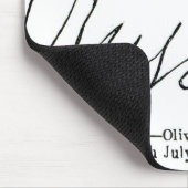 Unterschrift von Oliver Cromwell-Lord Protector Mousepad (Ecke)