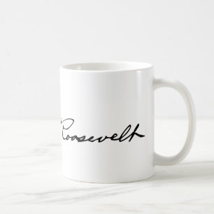 Unterschrift von Präsidenten Theodore Roosevelt Kaffeetasse