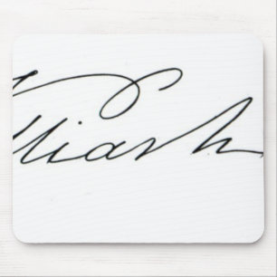 Unterschrift von William IV, 1831 Mousepad