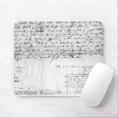 Unterschrift von William Shakespeare, 1616 Mousepad (Mit Mouse)