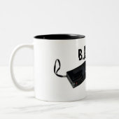 Unterschriften-Kaffee-Tasse Zweifarbige Tasse (Links)