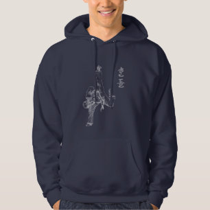 Unterschriften-Tritt-Skizze Hoodie