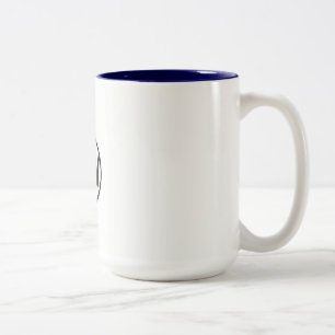 Unterschriftenlogo zwei tonte die 15-Unze-Tasse Zweifarbige Tasse