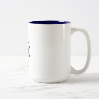 Unterschriftenlogo zwei tonte die 15-Unze-Tasse Zweifarbige Tasse