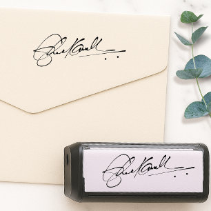 Unterschriftenstempel   Laden Sie Ihre handgeschri Permastempel