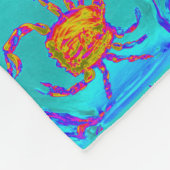 Untersee Kunst, Coole Krebse Fleecedecke (Ecke)