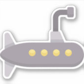 Unterseeboot Aufkleber (Vorderseite)