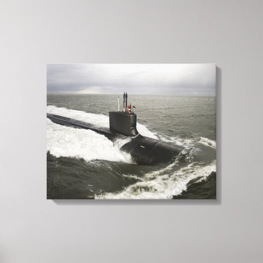 Unterseeboot der Virginia-Klasse Leinwanddruck (Vorderseite)