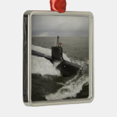Unterseeboot der Virginia-Klasse Silbernes Ornament (Rechts)