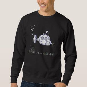 Unterseeboot mit Turbinenantrieb im Sweatshirt