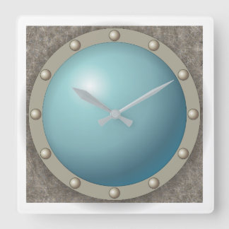 Unterseeboot Quadratische Wanduhr