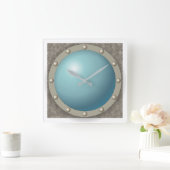 Unterseeboot Quadratische Wanduhr (Zuhause)