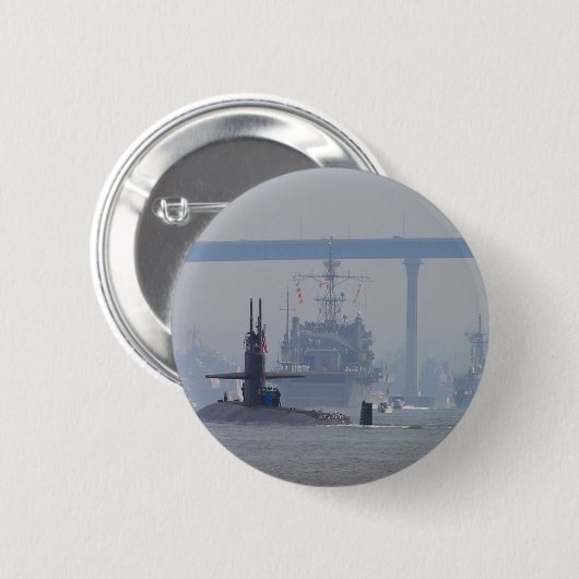Unterseeboot-Subventions-nukleare Schiffs-Marine Button (Vorne & Hinten)