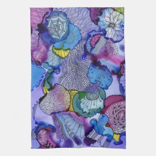 Unterseegarten Küchentuch (Vertikal)