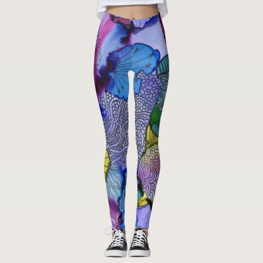 Unterseegarten Leggings (Vorderseite)