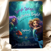 Unterseegeburt Bash ruft alle Meerjungfrauen an Einladung