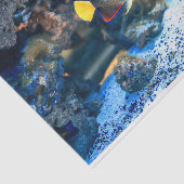 Unterseeische vibrierende tropische Fisch-Koralle Seidenpapier (Ausschnitt)