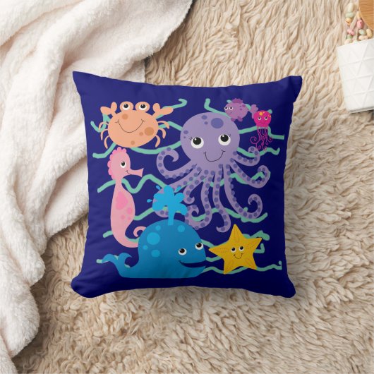 Unterseeisches Abenteuer Kissen (Decke)