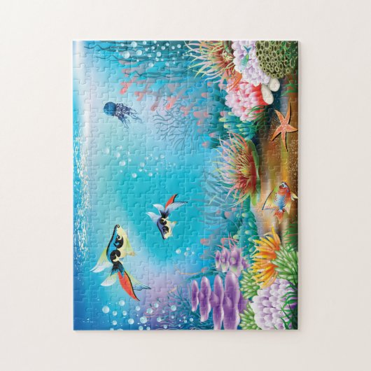 Unterseeisches Leben Puzzle (Vertikal)