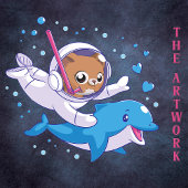 Unterseekatze und Delfin Baby Strampler