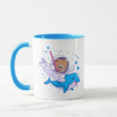 Unterseekatze und Delfin Tasse (Links)
