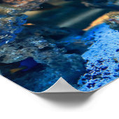 Unterseelebte tropische Fischkoralle Poster (Ecke)