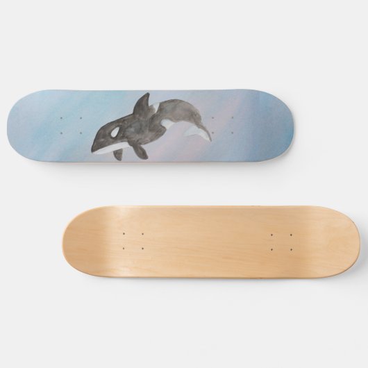 Unterseeraum Meeressäugewal Orca Skateboard (Horizontal)