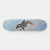 Unterseeraum Meeressäugewal Orca Skateboard (Horizontal)