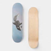 Unterseeraum Meeressäugewal Orca Skateboard (Vorderseite)