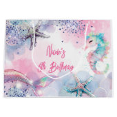 Unterseezauberei Geburtstagsbash Große Geschenktüte (Vorderseite)