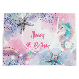 Unterseezauberei Geburtstagsbash Große Geschenktüte