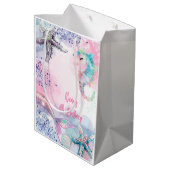 Unterseezauberei Geburtstagsbash Mittlere Geschenktüte (Rückseite Schrägansicht)