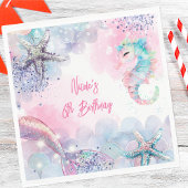 Unterseezauberei Geburtstagsbash Serviette