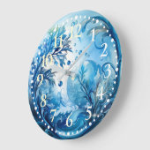 Unterseite der Mauer-Uhr Große Wanduhr (Winkel)