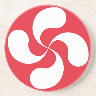 Unterseite - von - Glas baskisches Kreuz „Lauburu Untersetzer