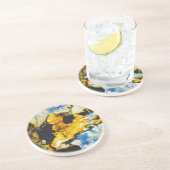 Unterseite - von - Tintenglas Sandstein Untersetzer (Seite)