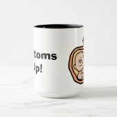 Unterseiten Up Baby in der Geb5rmutter-Tasse -- Tasse (Zentrum)