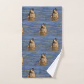 Unterseiten Up Ente Badhandtuch Set (Handtuch)