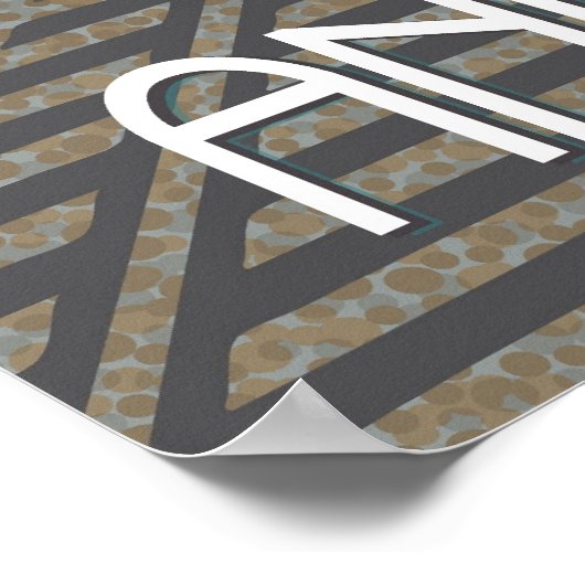 Untersetzer 15 Jahre Poster (Ecke)