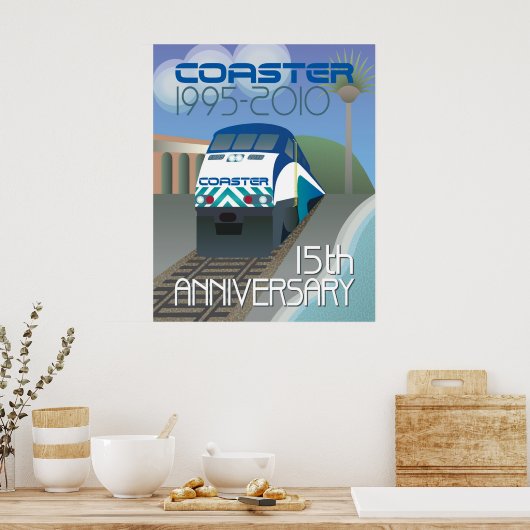 Untersetzer 15 Jahre Poster (Küche)