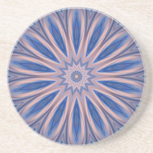 Untersetzer 4.25", Sandstein oben, Korkunterteil,  (Vorne)
