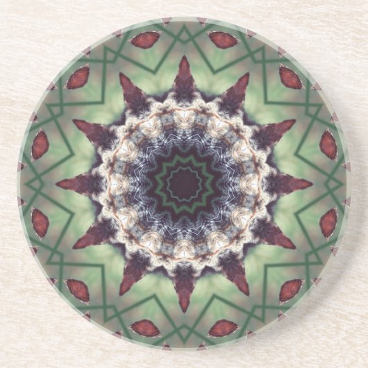 Untersetzer 4.25", Sandstein oben, Korkunterteil, (Vorne)