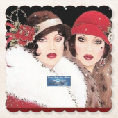 Untersetzer 6 Burg(Winter Red 2) RFPMDesign ©️ 202 (Vorderseite)