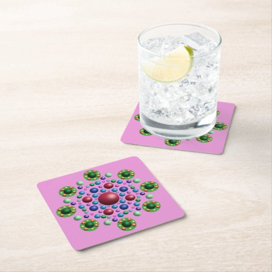 Untersetzer abstrakt Blume (Vor Ort)