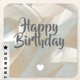 Untersetzer Abstrakt Zuhause Trend Sandy Tornado