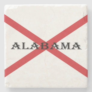 Untersetzer Alabama und Flag Stone