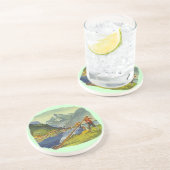 Untersetzer AlpHorn alpenhorn alpines langes Horn (Seite)