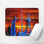 Untersetzer am Sonnenuntergang Mousepad (Mit Mouse)