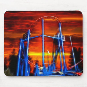 Untersetzer am Sonnenuntergang Mousepad