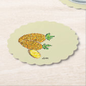Untersetzer : Ananas (angewinkelt)